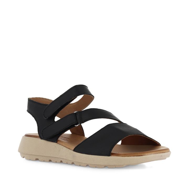 POPPY - BLACK LEATHER