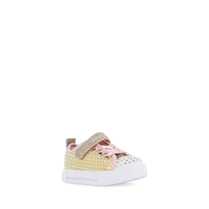 TWINKLE SPARKS-SEQUIN PARTY INFANT - GOLD PINK MULTI