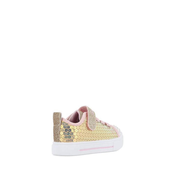 TWINKLE SPARKS-SEQUIN PARTY INFANT - GOLD PINK MULTI
