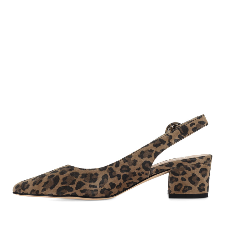 ABIGALE - CAMEL LEOPARD SUEDE