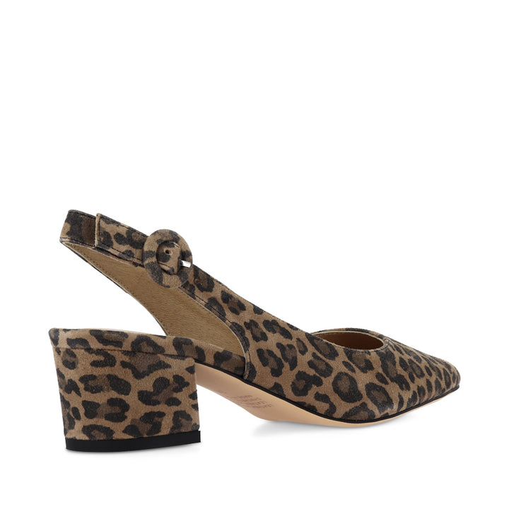 ABIGALE - CAMEL LEOPARD SUEDE