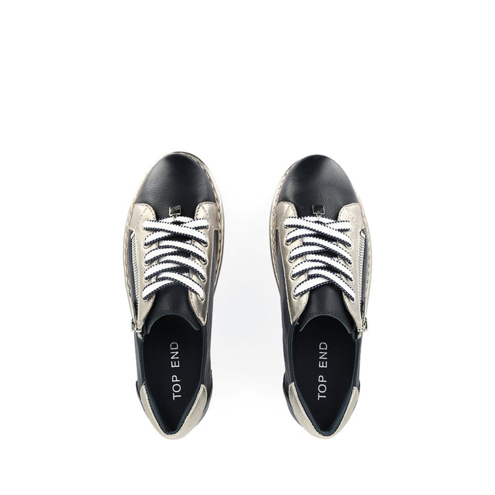 ELOS - NAVY ARGENTO LEATHER