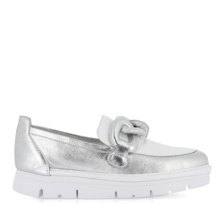 ERORA - SILVER WHITE LEATHER