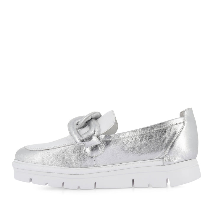 ERORA - SILVER WHITE LEATHER