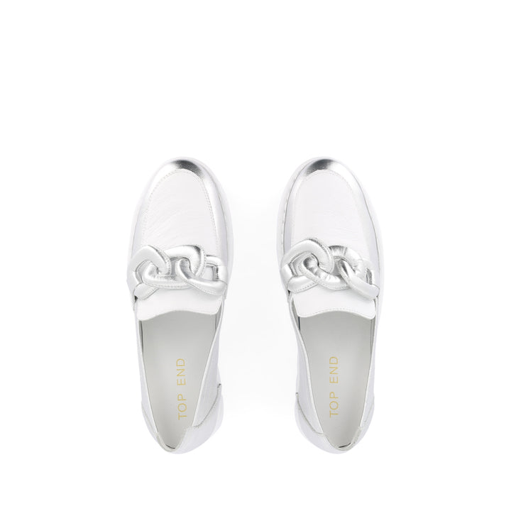 ERORA - SILVER WHITE LEATHER