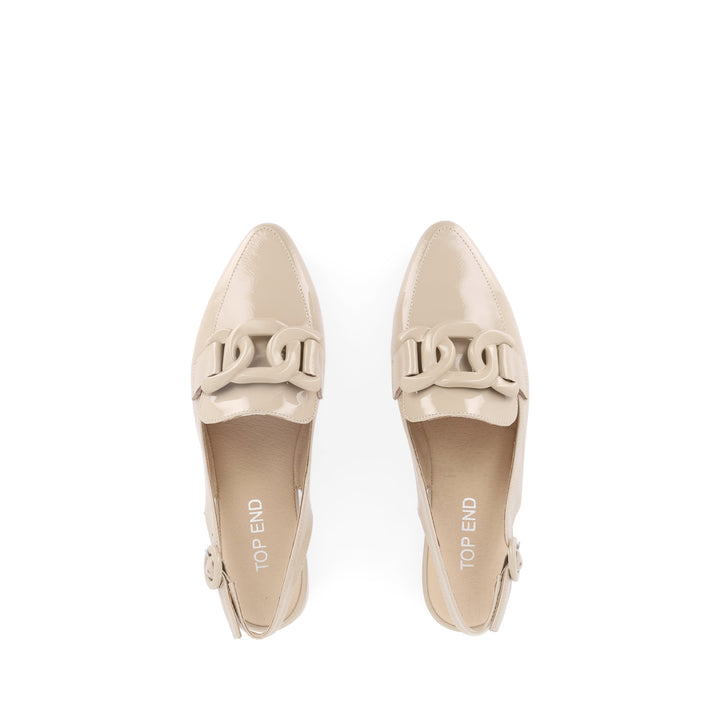 FAVILLAS - CAFE PATENT LEATHER