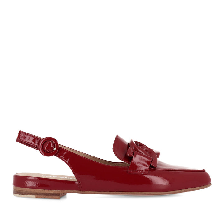 FAVILLAS - DARK RED PATENT LEATHER