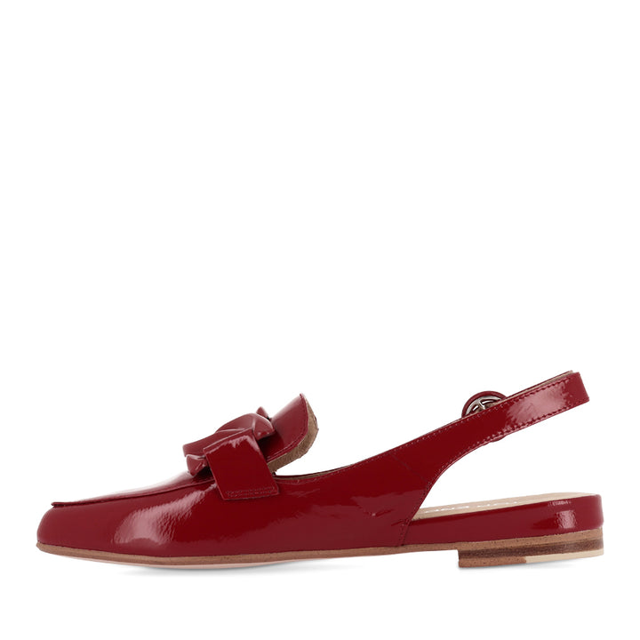 FAVILLAS - DARK RED PATENT LEATHER