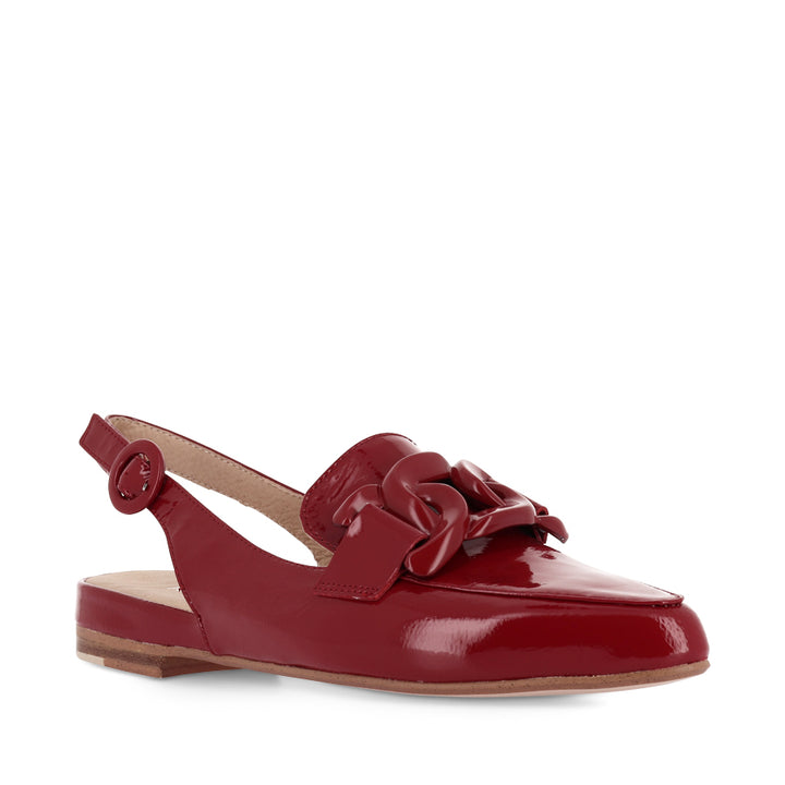FAVILLAS - DARK RED PATENT LEATHER