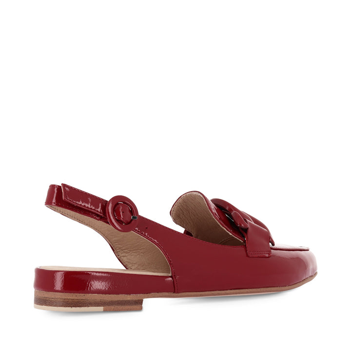 FAVILLAS - DARK RED PATENT LEATHER