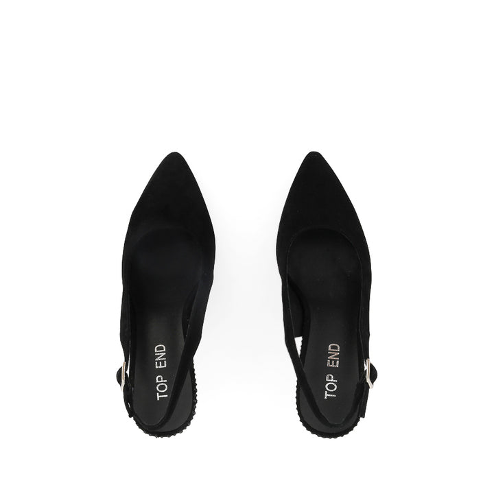 LINDSIE - BLACK SUEDE JEWELS