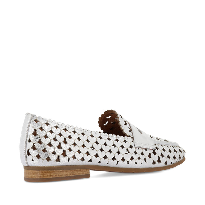 MAVI - WHITE/SILVER WASH LEATHER