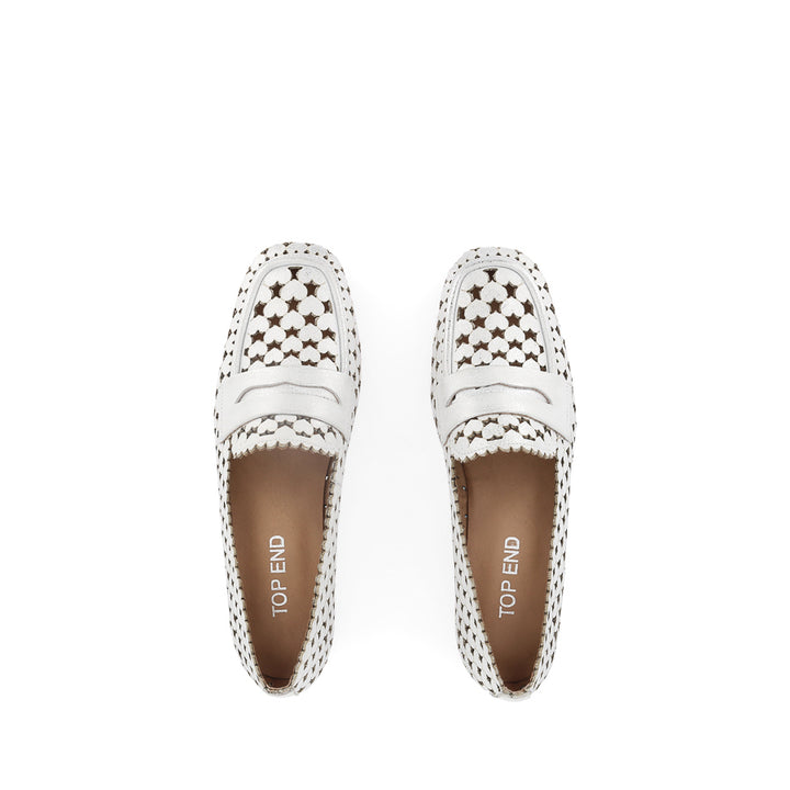 MAVI - WHITE/SILVER WASH LEATHER