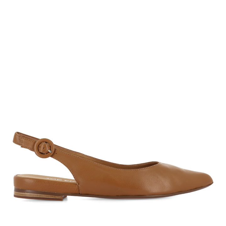 YILLIE - DARK TAN LEATHER