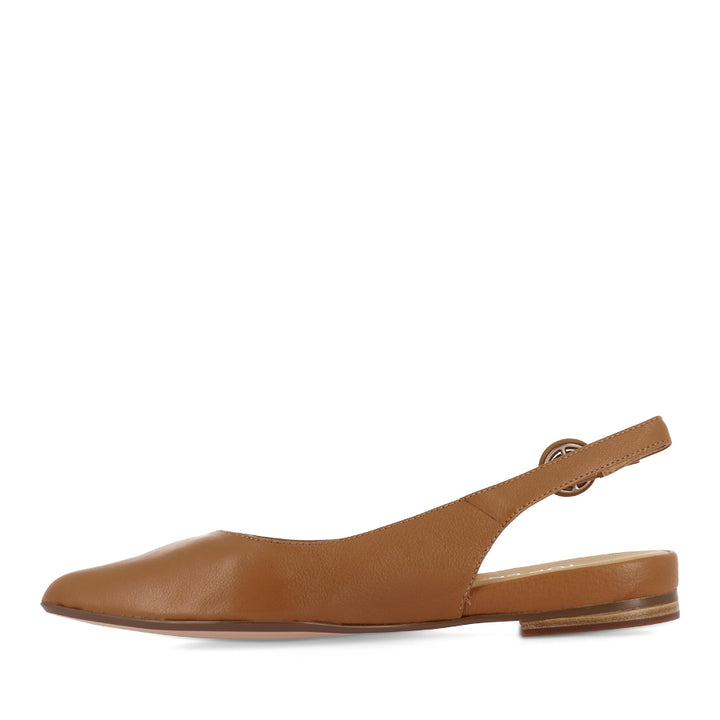 YILLIE - DARK TAN LEATHER