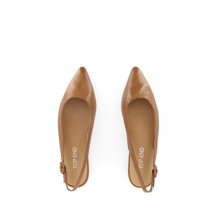 YILLIE - DARK TAN LEATHER