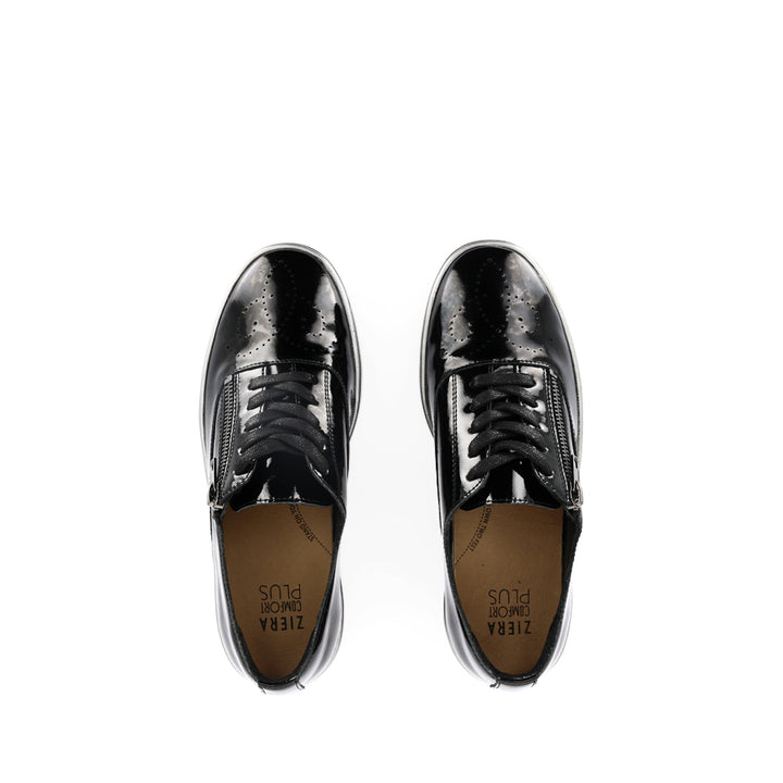 ZHARA W - BLACK BLACK PATENT LEATHER