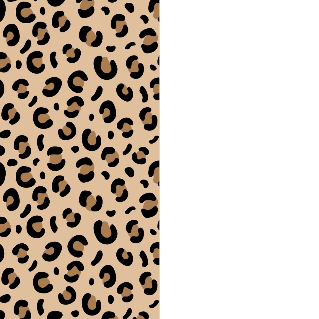 White/Black/Leopard Leather