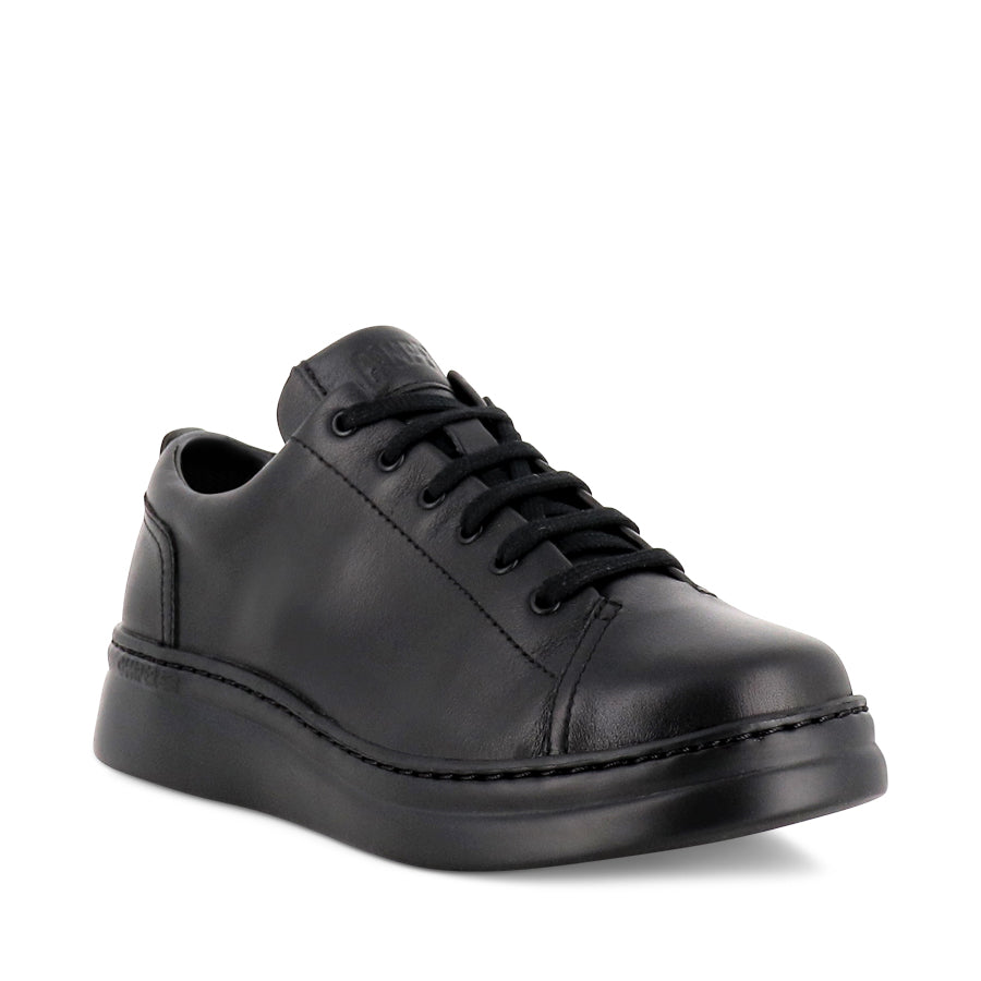 RUNNER UP K200508 L - BLACK BLACK LEATHER