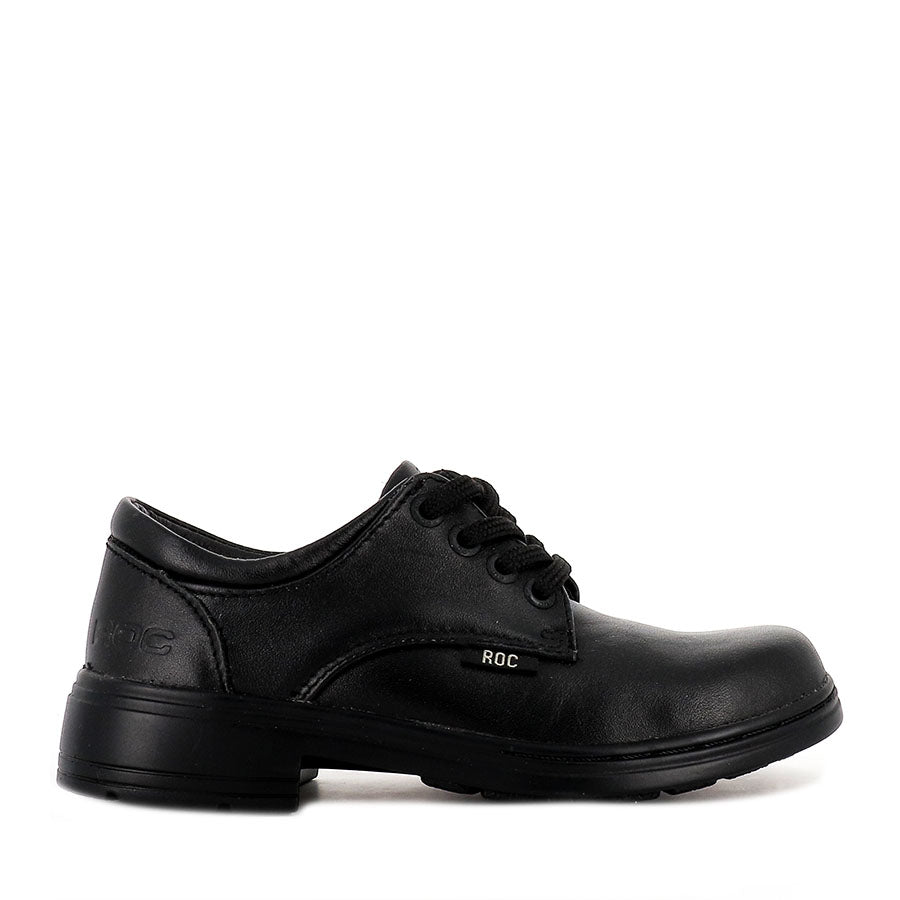 LARRIKIN SNR BLACK LEATHER – Evans Shoes
