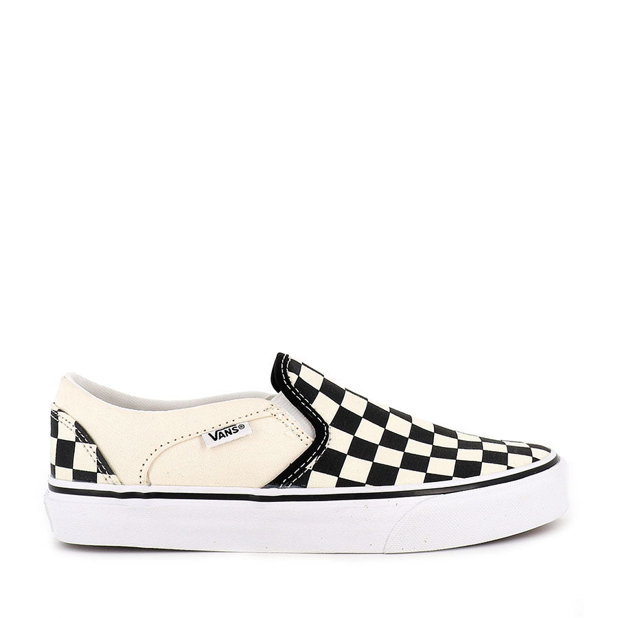 Checkered canvas vans shops