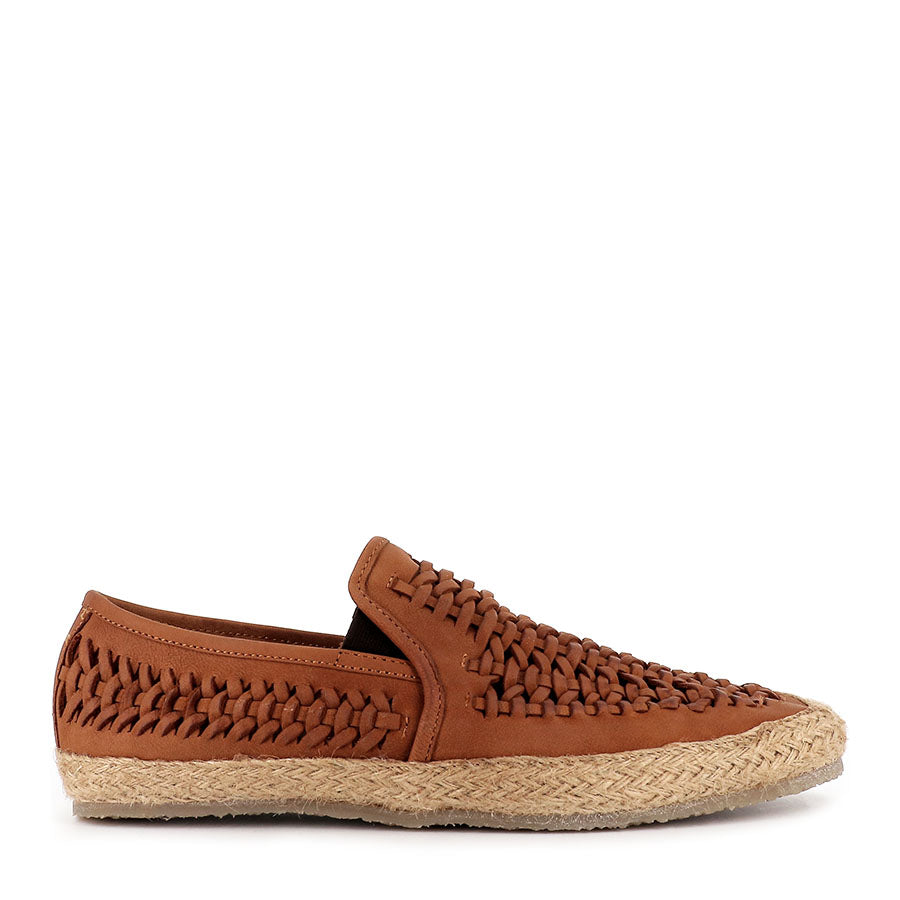 WEAVE TAN LEATHER – Evans Shoes - Main Image