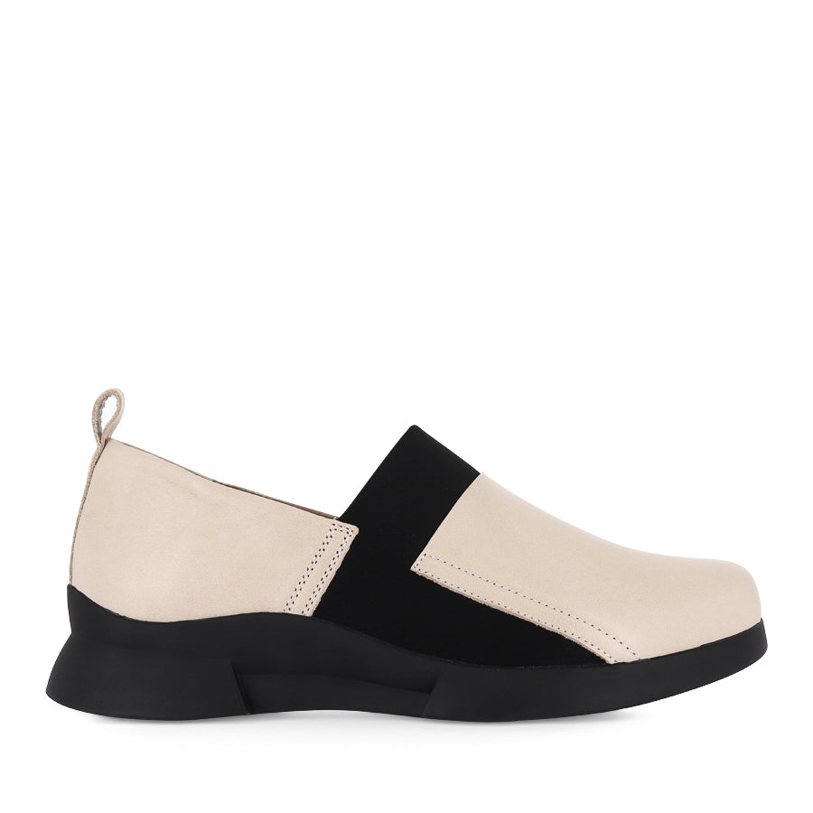 JAMAICA - NAKED LEATHER BLACK TRIM