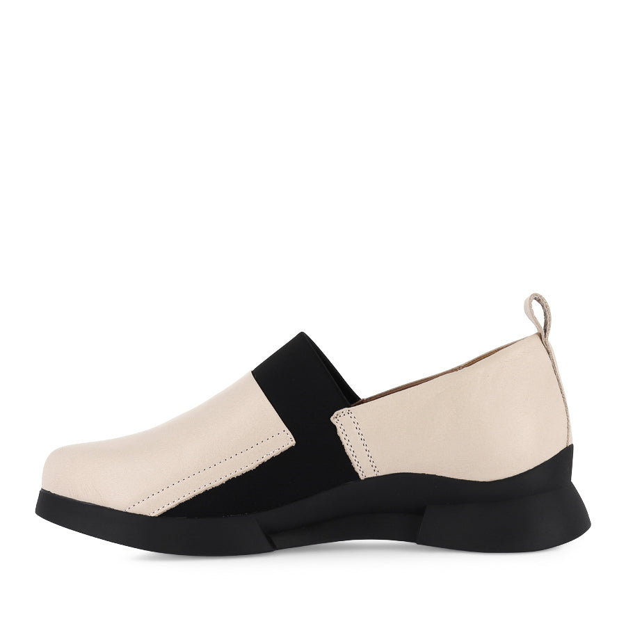 JAMAICA - NAKED LEATHER BLACK TRIM