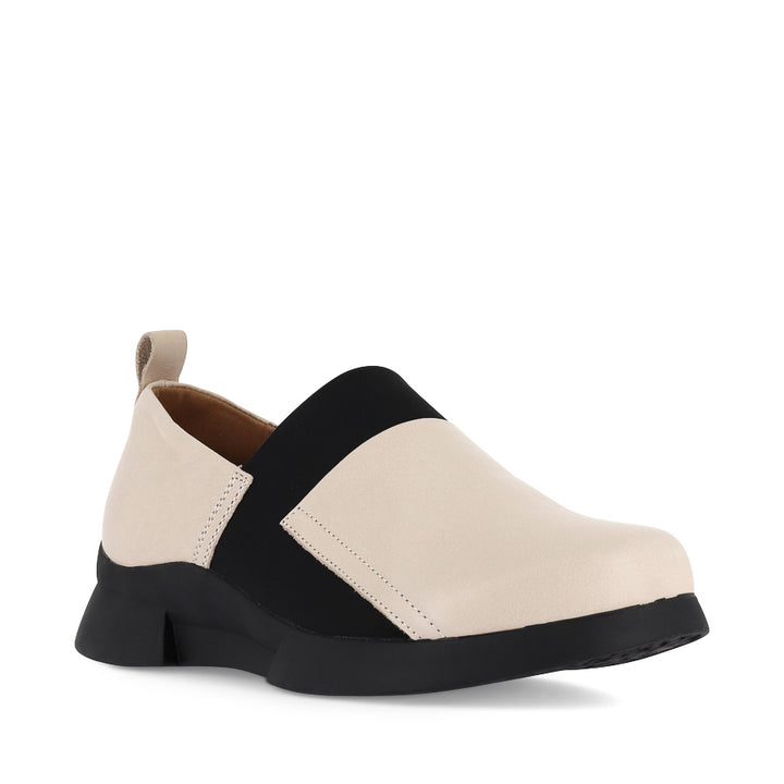 JAMAICA - NAKED LEATHER BLACK TRIM
