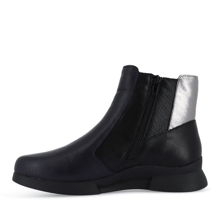 JUNIOR - DEEP OCEAN BLACK LEATHER
