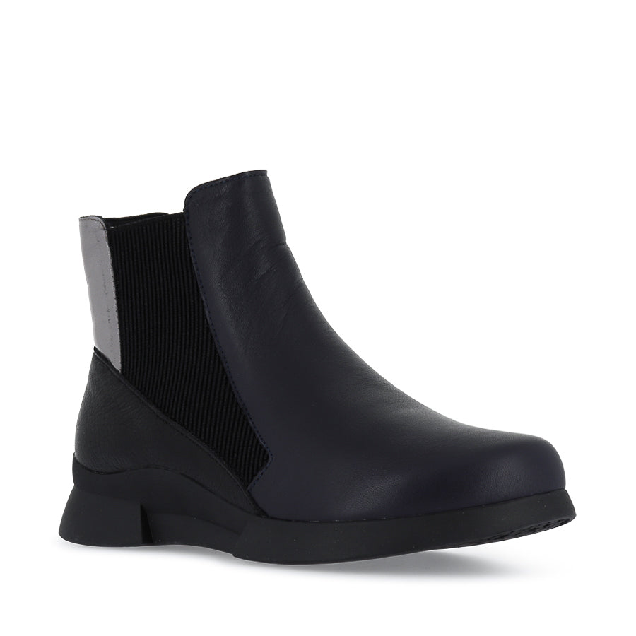 JUNIOR - DEEP OCEAN BLACK LEATHER