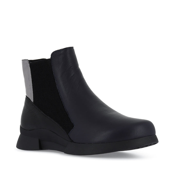 JUNIOR - DEEP OCEAN BLACK LEATHER