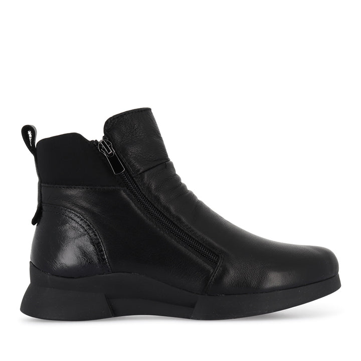 JUSTICE - BLACK LEATHER BLACK COMBINATION