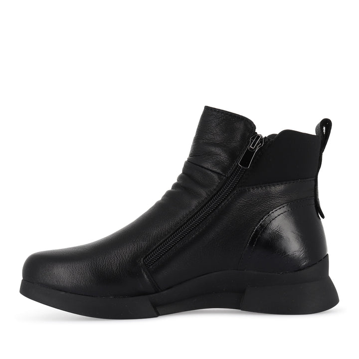 JUSTICE - BLACK LEATHER BLACK COMBINATION