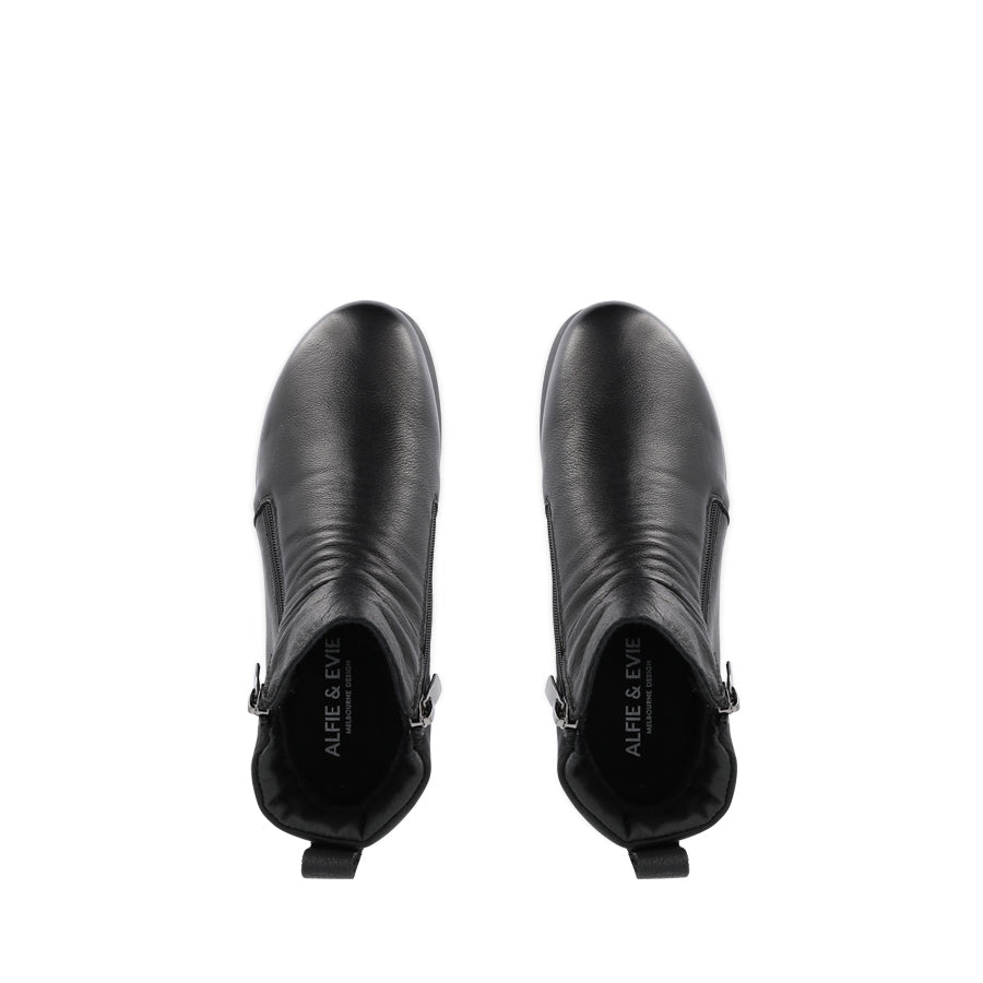 JUSTICE - BLACK LEATHER BLACK COMBINATION