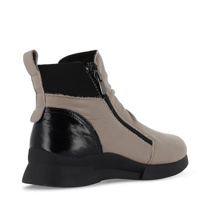 JUSTICE - MUSHROOM LEATHER BLACK COMBINATION