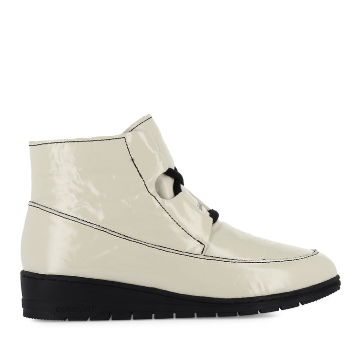 VOLUME - ECRU CRUSH PATENT LEATHER