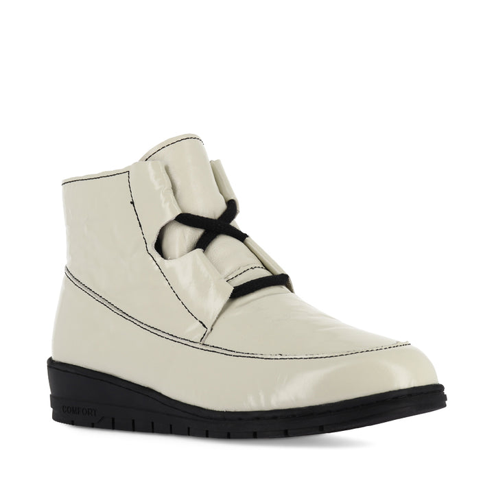 VOLUME - ECRU CRUSH PATENT LEATHER