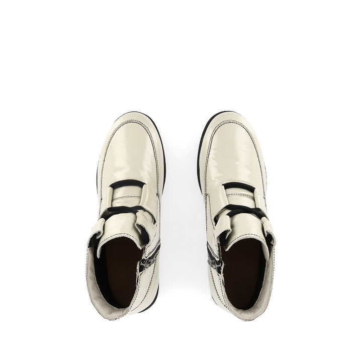 VOLUME - ECRU CRUSH PATENT LEATHER
