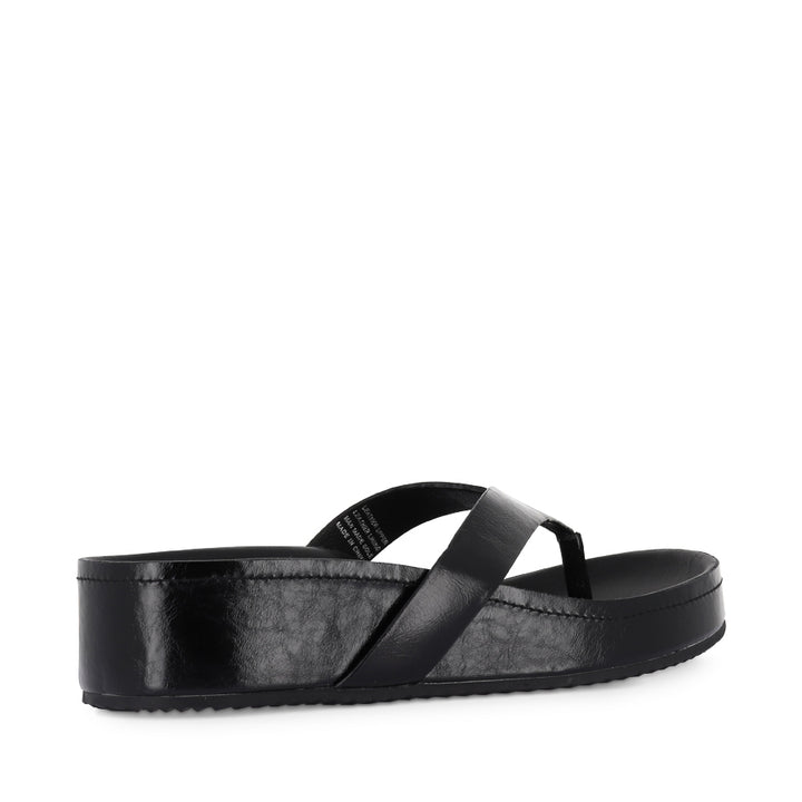 AKIKO - BLACK OILY CRINKLE LEATHER