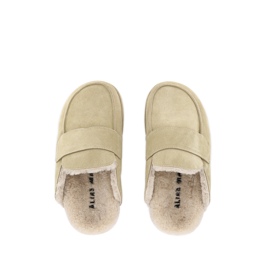 BURKLEY - DUNE SUEDE SHEARLING