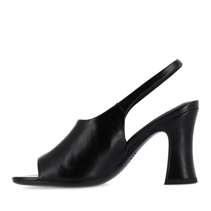JACKIE - BLACK CRINKLE LEATHER