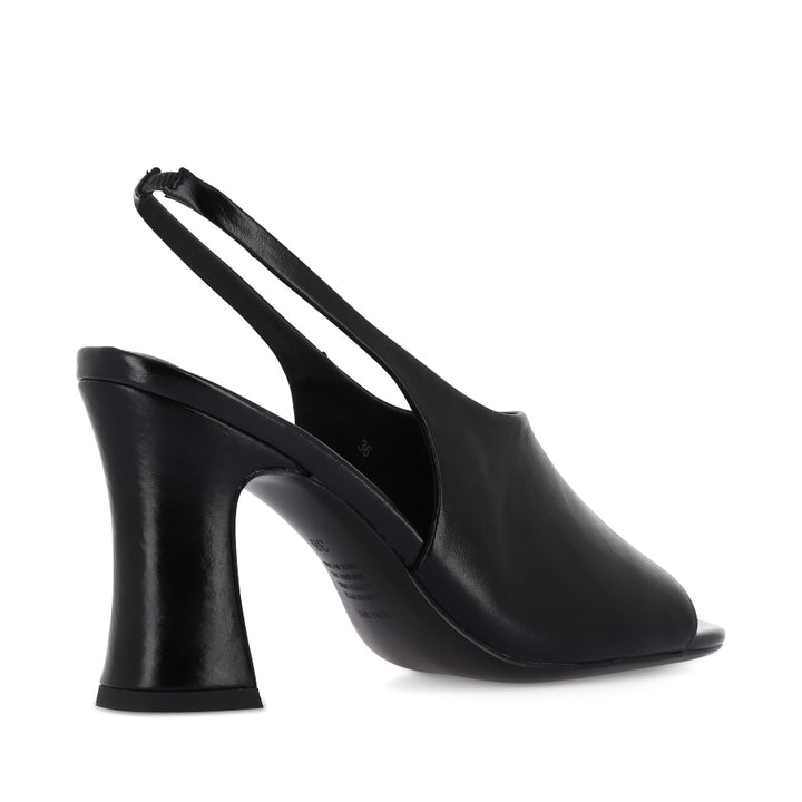 JACKIE - BLACK CRINKLE LEATHER