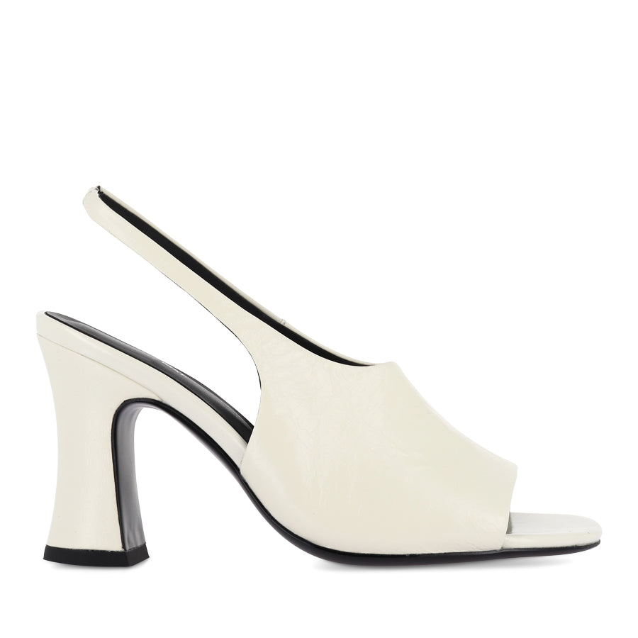 JACKIE - IVORY OILY CRINKLE LEATHER