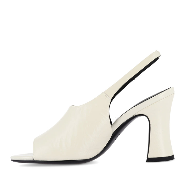 JACKIE - IVORY OILY CRINKLE LEATHER