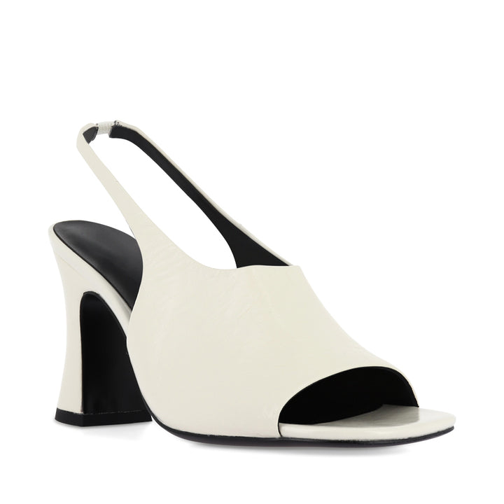 JACKIE - IVORY OILY CRINKLE LEATHER