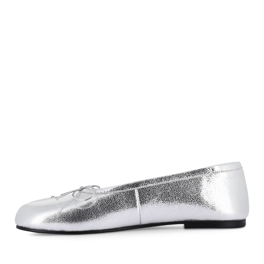 LANA - SILVER CRINKLE LEATHER