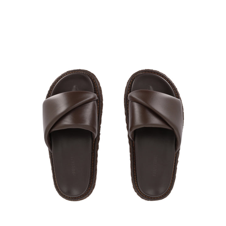 PETRA - CHOC LEATHER