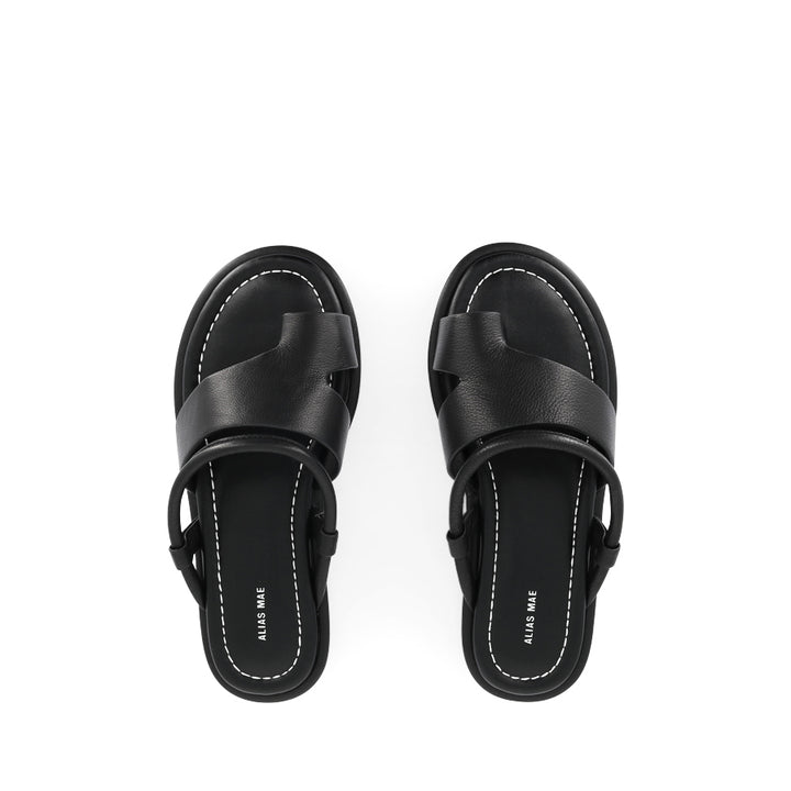 TULLIE - BLACK LEATHER