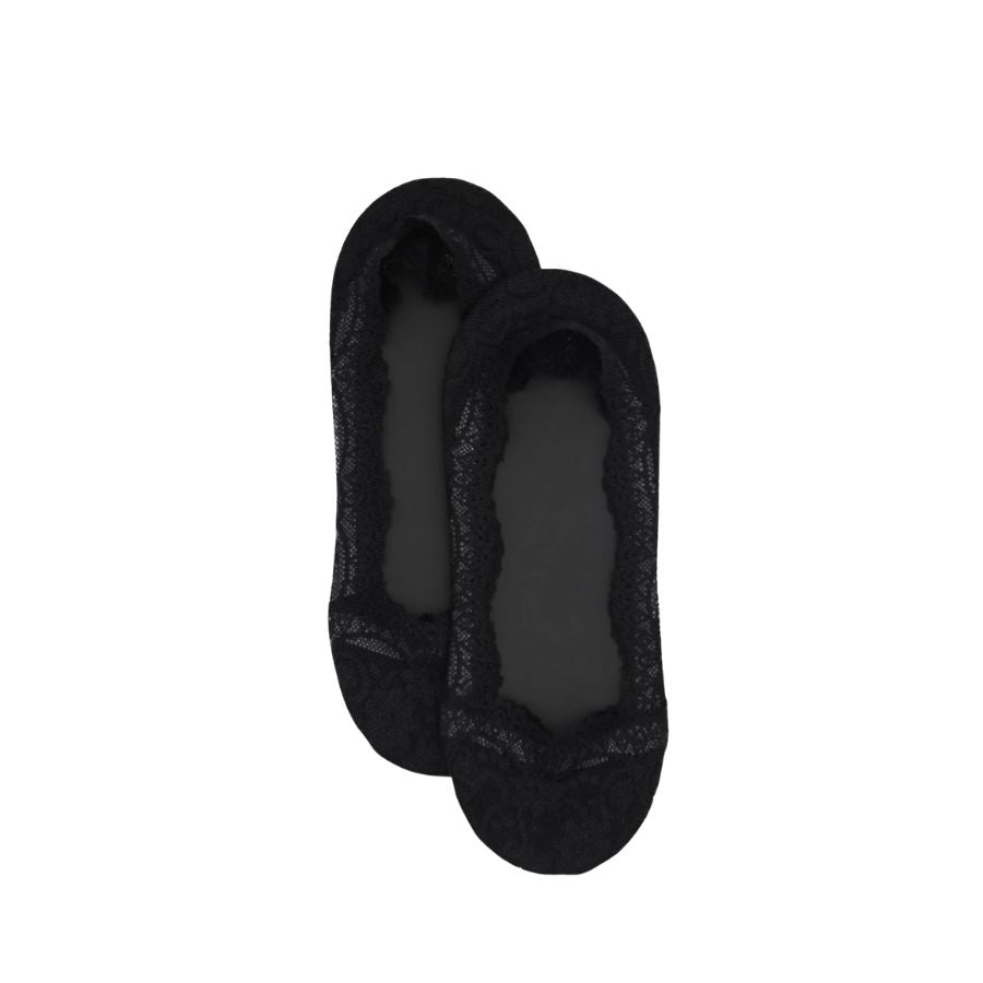 2PP LACE FOOTLET - BLACK